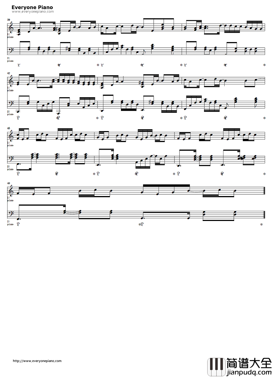 Good_bye_Happiness钢琴谱_宇多田光