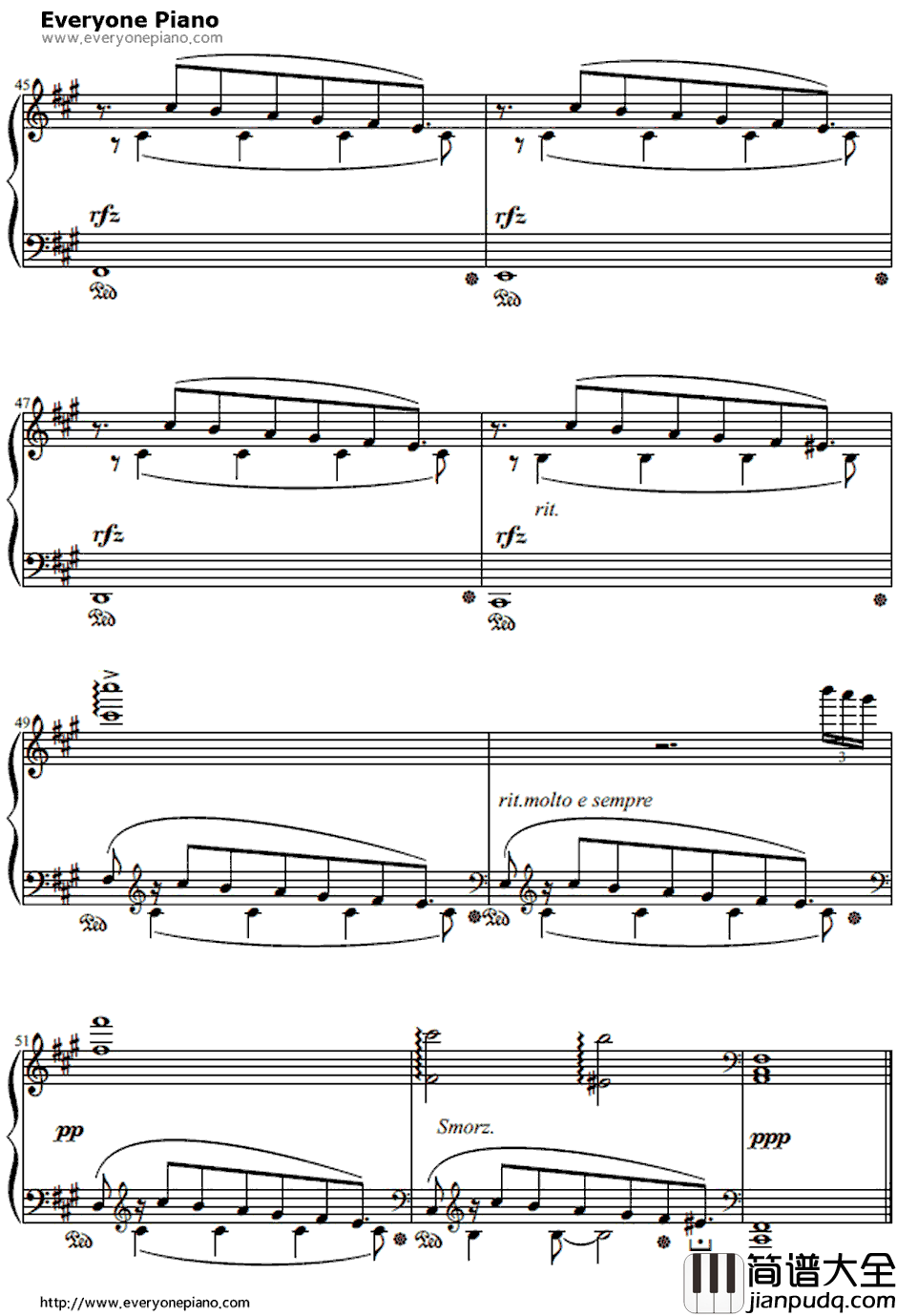 楽园の扉钢琴谱_青叶林檎_EuphoriaOP