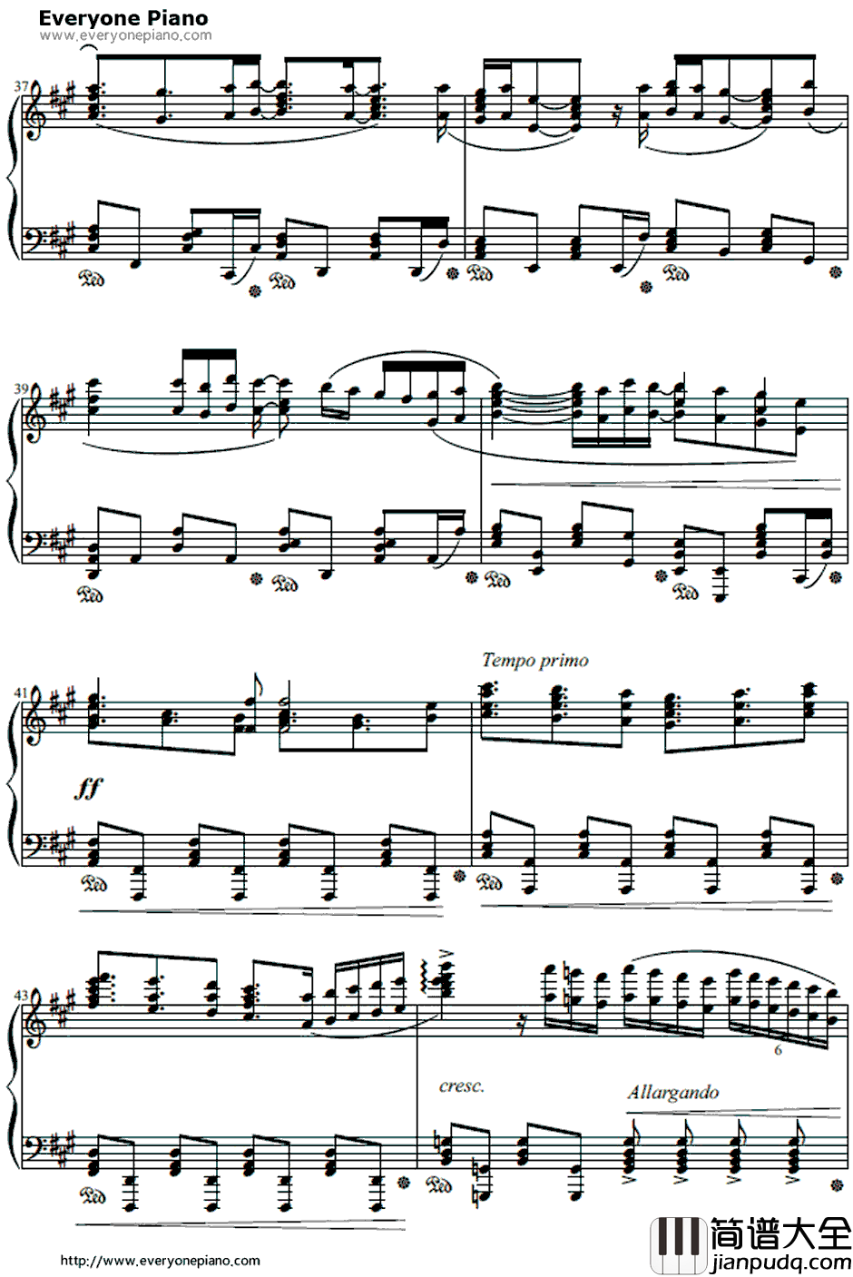 楽园の扉钢琴谱_青叶林檎_EuphoriaOP