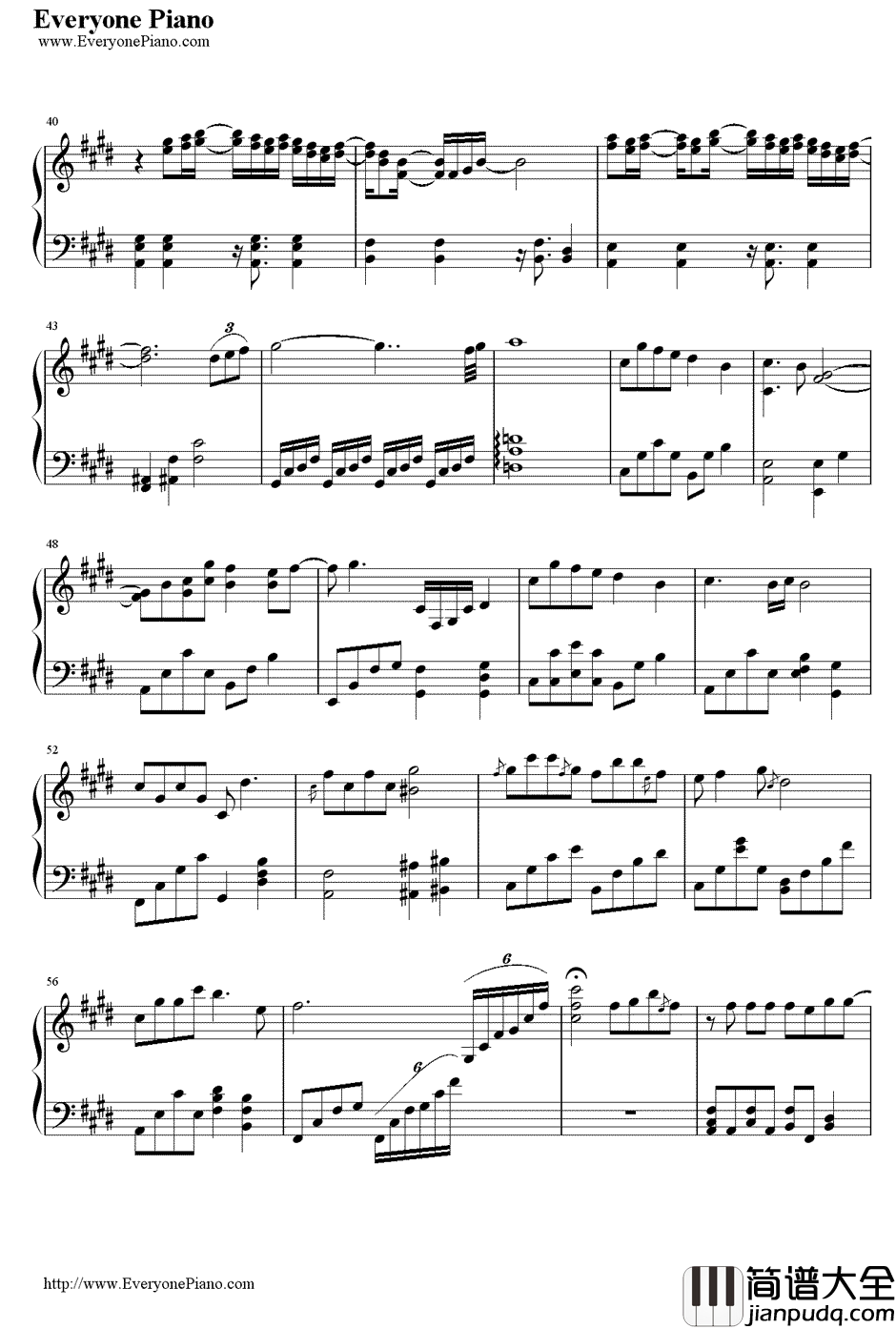 少年情钢琴谱_陈依婷__仙剑奇侠传五_主题曲