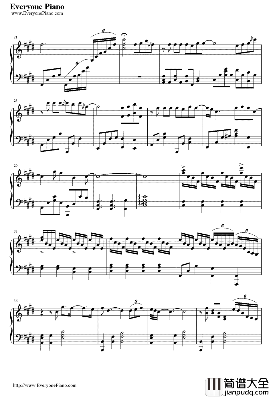 少年情钢琴谱_陈依婷__仙剑奇侠传五_主题曲