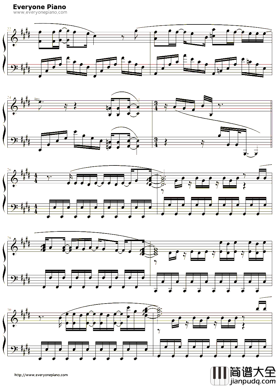 话说钢琴谱_李弘基(FT_Island)_继承者们OST1