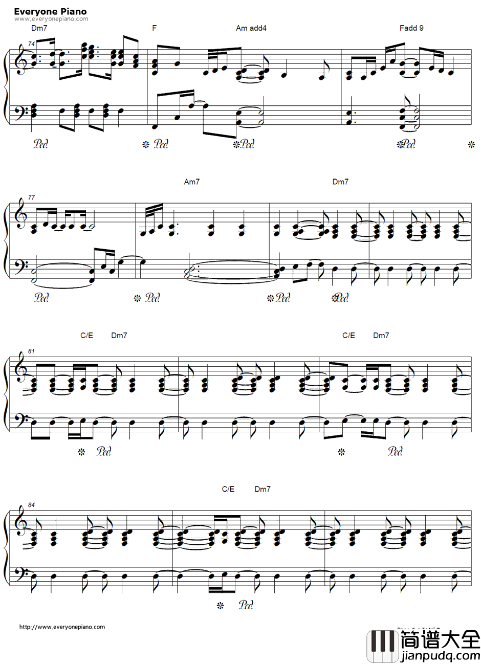 ICan't_Make_You_Love_Me钢琴谱_BonIver