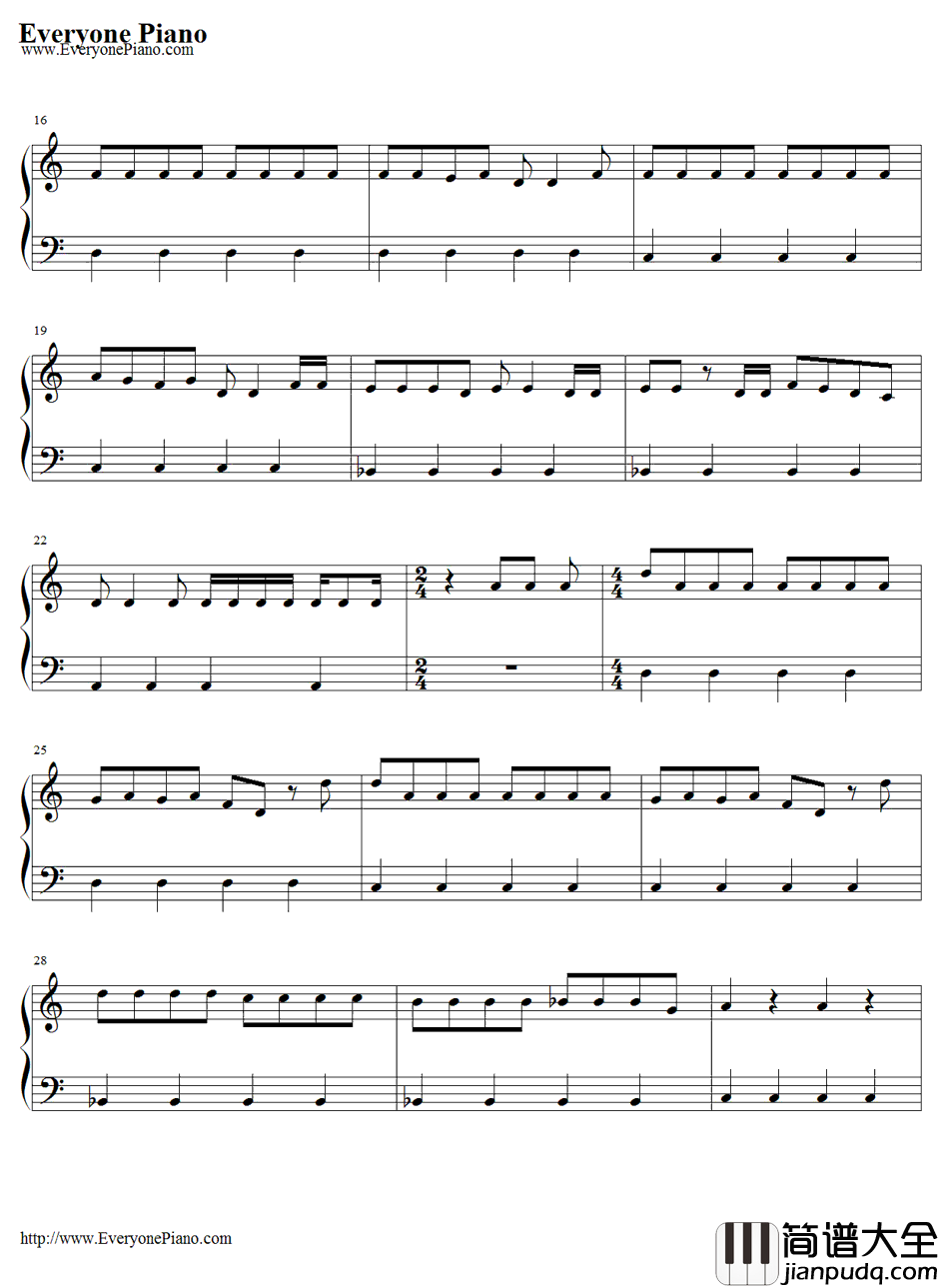 BO_NAMANA钢琴谱_SuperJunior