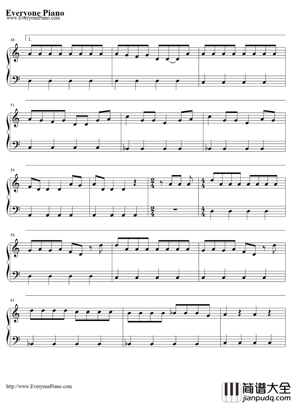 BO_NAMANA钢琴谱_SuperJunior