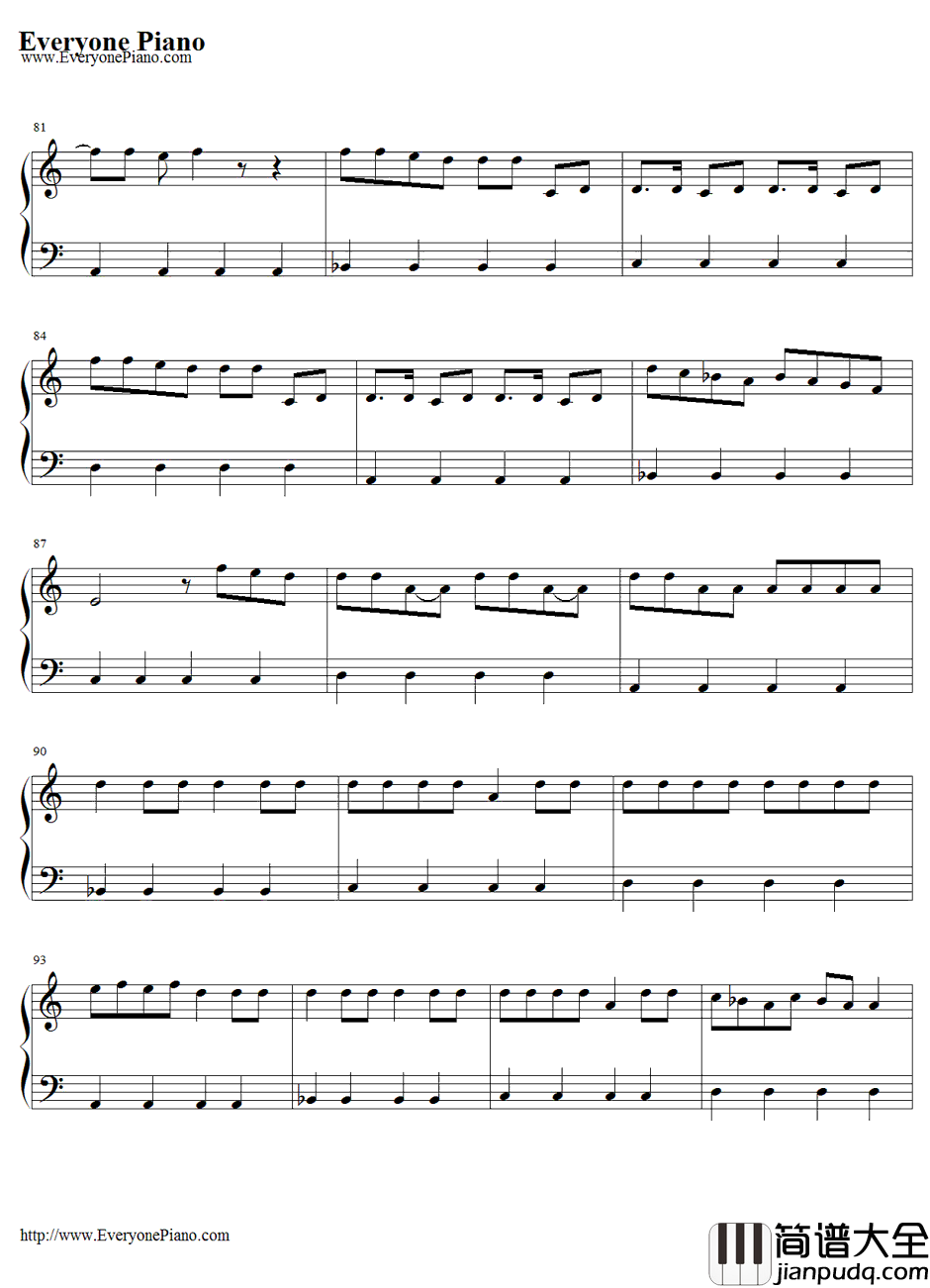 BO_NAMANA钢琴谱_SuperJunior