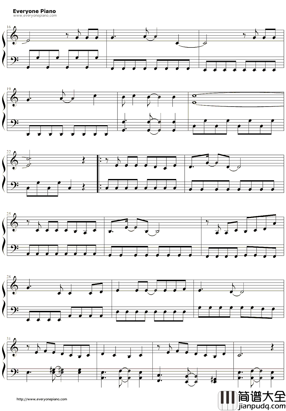 Iam钢琴谱_hitomi古谷仁美_犬夜叉OP2