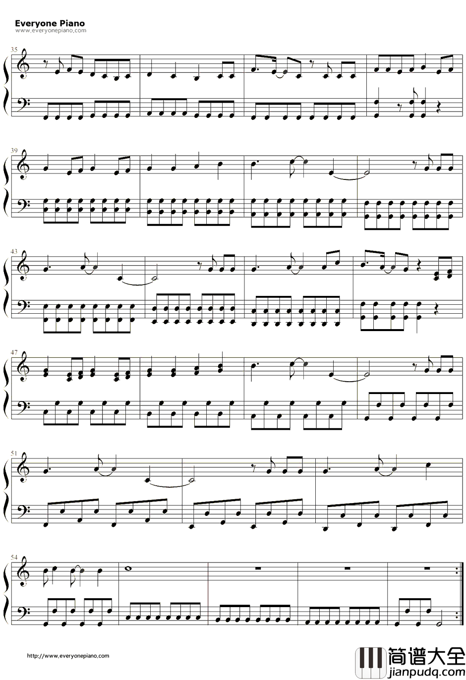 Iam钢琴谱_hitomi古谷仁美_犬夜叉OP2