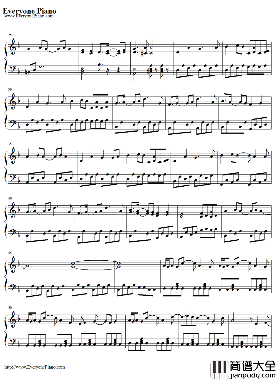 Life_Goes_On钢琴谱_有坂美香_机动战士敢达SEEDDESTINYED2