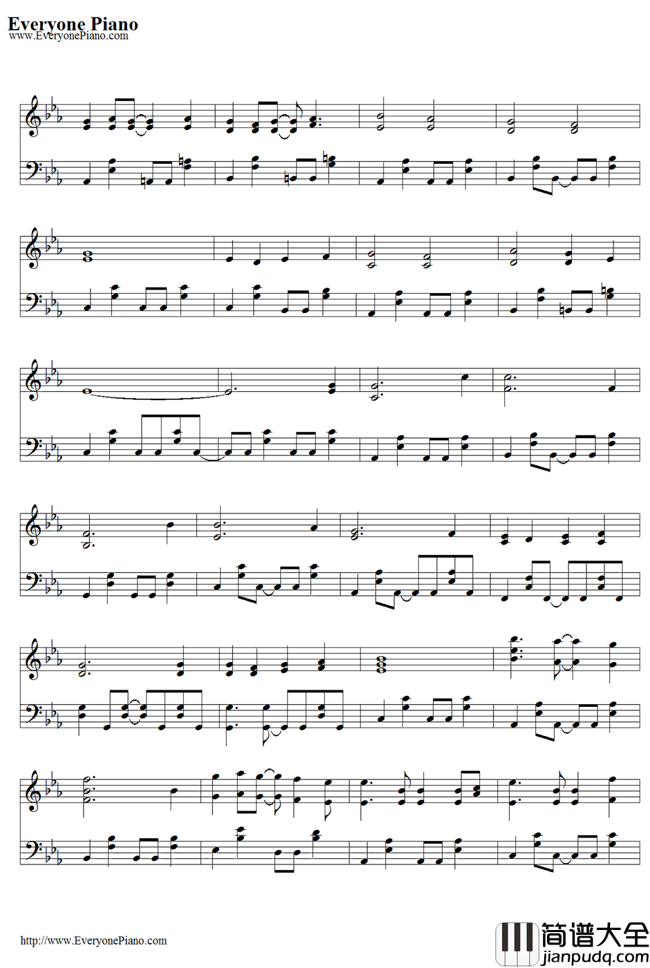 初めての恋が终わる时钢琴谱_初音ミク