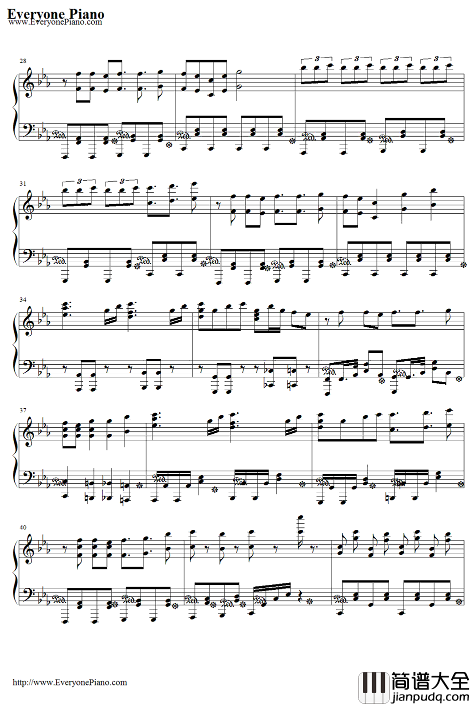 旋转吧!雪月花钢琴谱_歌组雪月花(原田瞳茅野爱衣小仓唯)_回レ!雪月花_机巧少女不会受伤ED