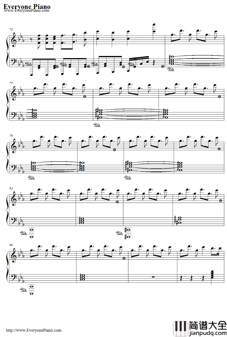 旋转吧!雪月花钢琴谱_歌组雪月花(原田瞳茅野爱衣小仓唯)_回レ!雪月花_机巧少女不会受伤ED