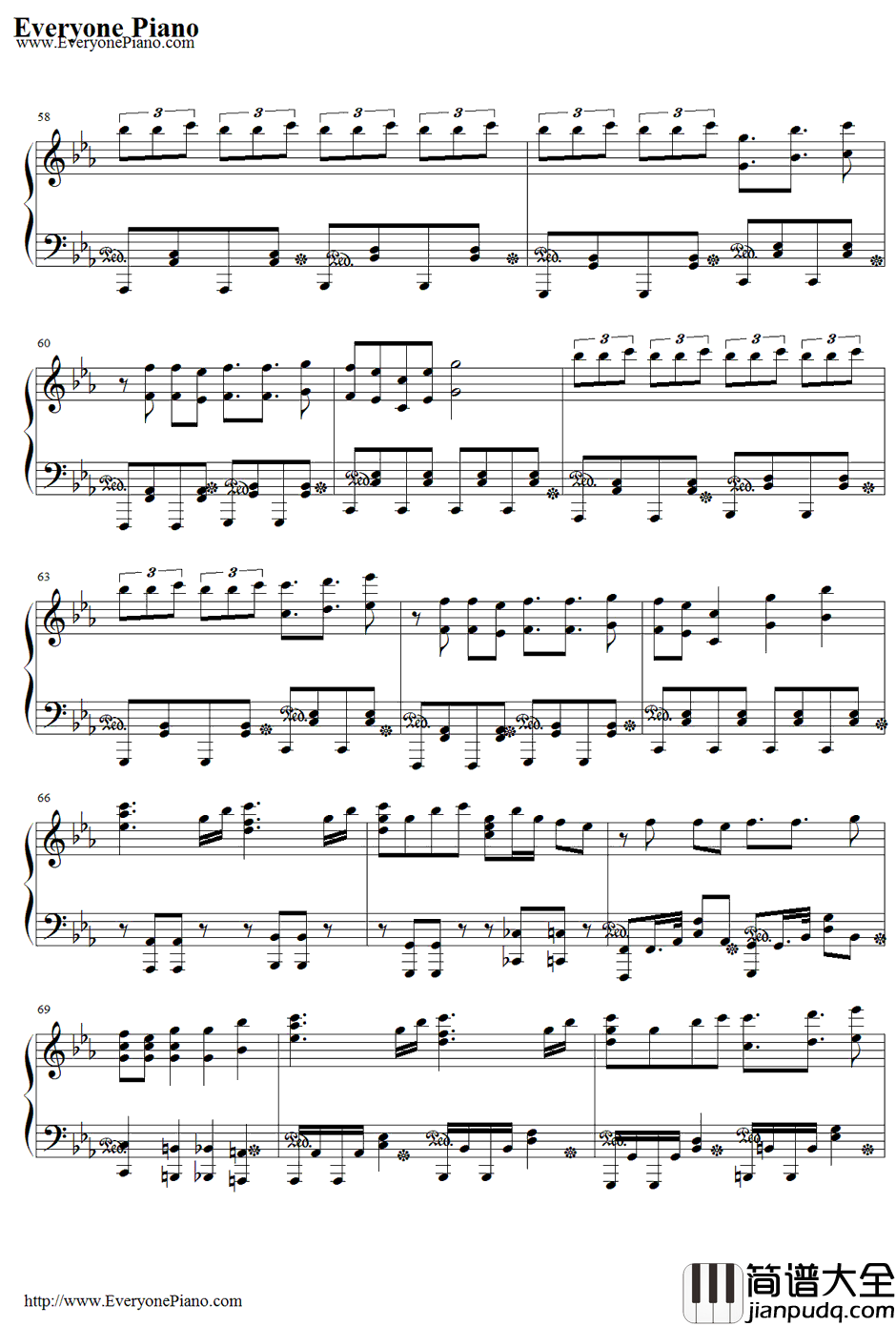 旋转吧!雪月花钢琴谱_歌组雪月花(原田瞳茅野爱衣小仓唯)_回レ!雪月花_机巧少女不会受伤ED