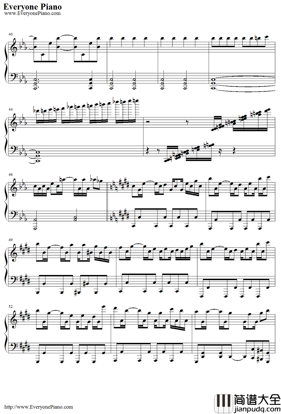 Evans钢琴谱_西村宜隆(DJYOSHITAKA)_乐动魔方OST_JUBEATOST