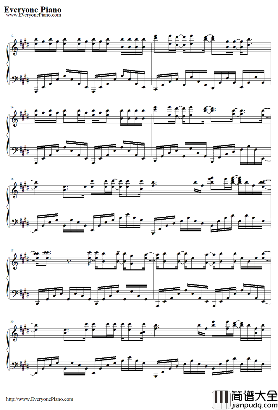 Wish钢琴谱_OLIVIA_NANAOP2