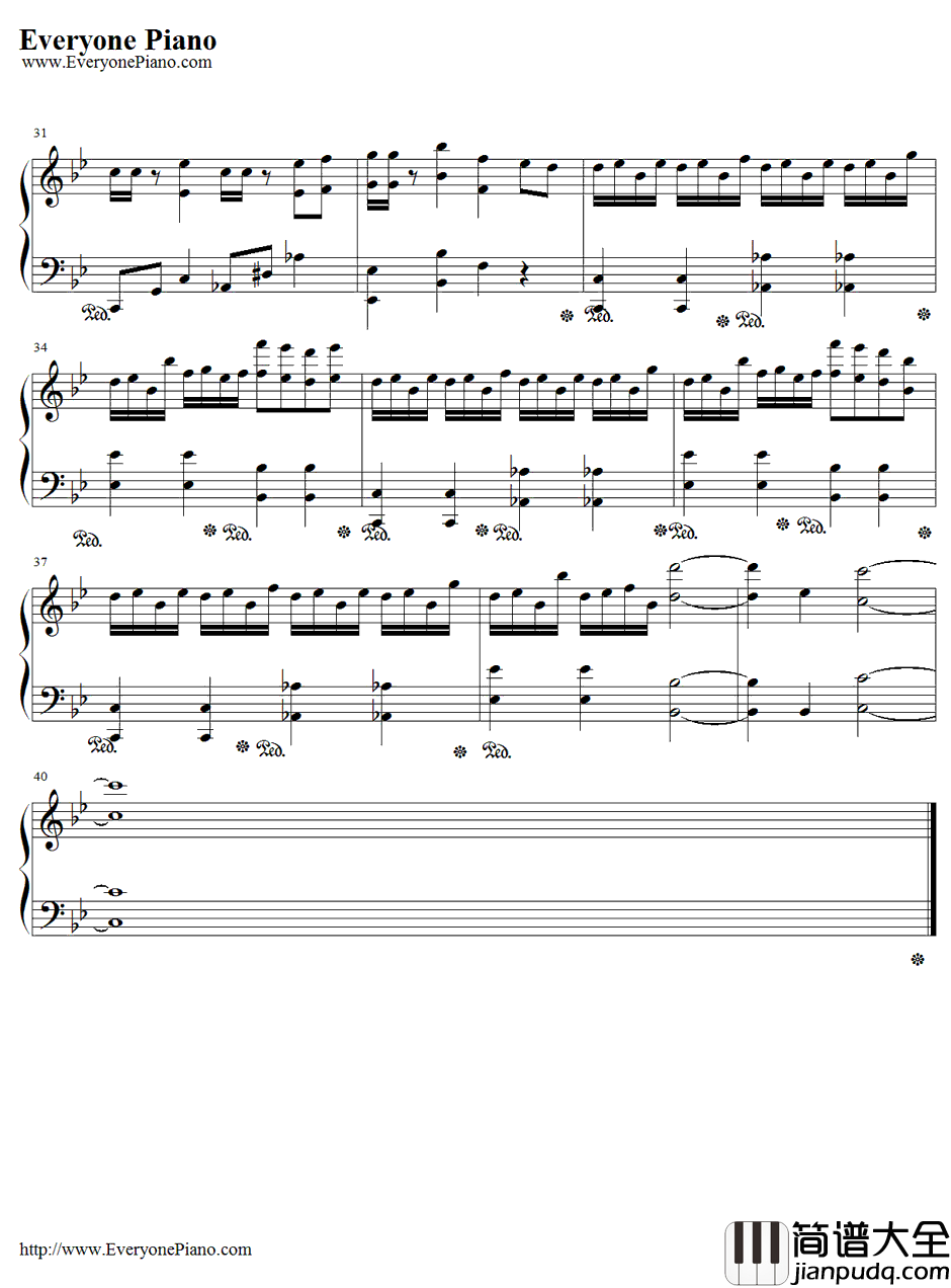 空之爵迹钢琴谱_未知_网友原创