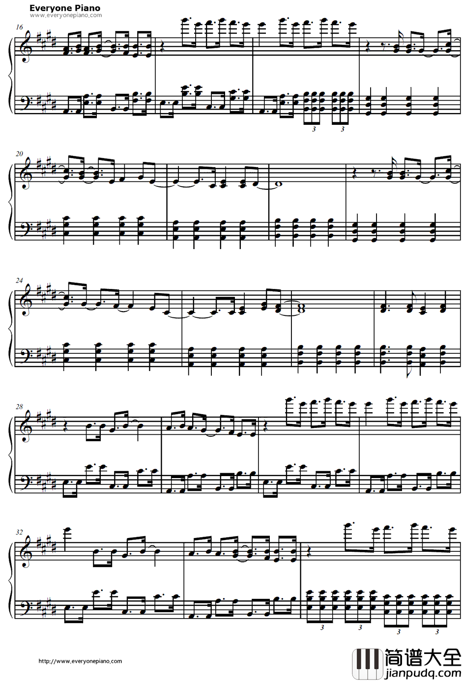 Mr.Raindrop钢琴谱_Amplified_银魂ED2