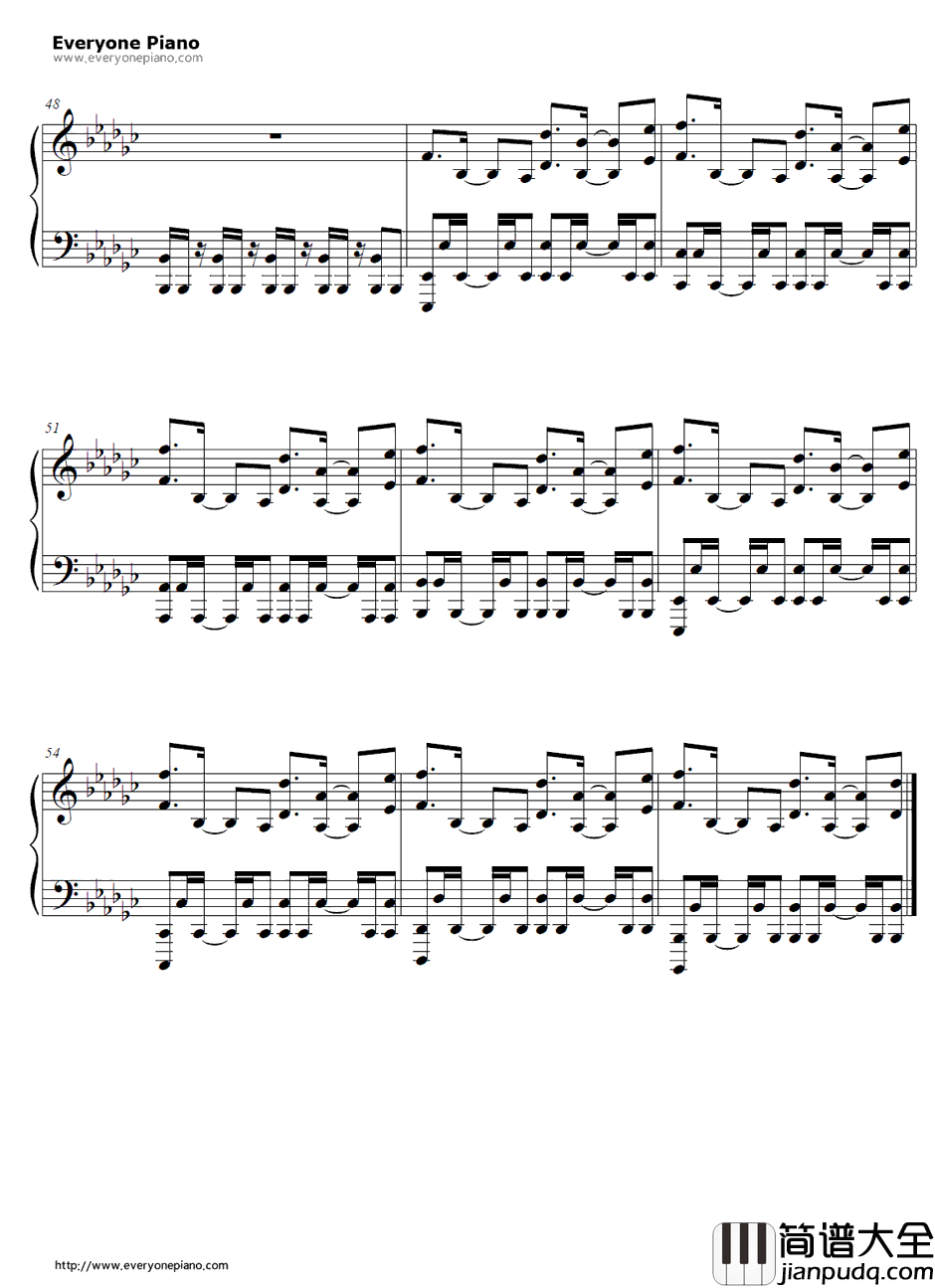 Before_my_body_is_dry钢琴谱_小林未郁_斩服少女OST