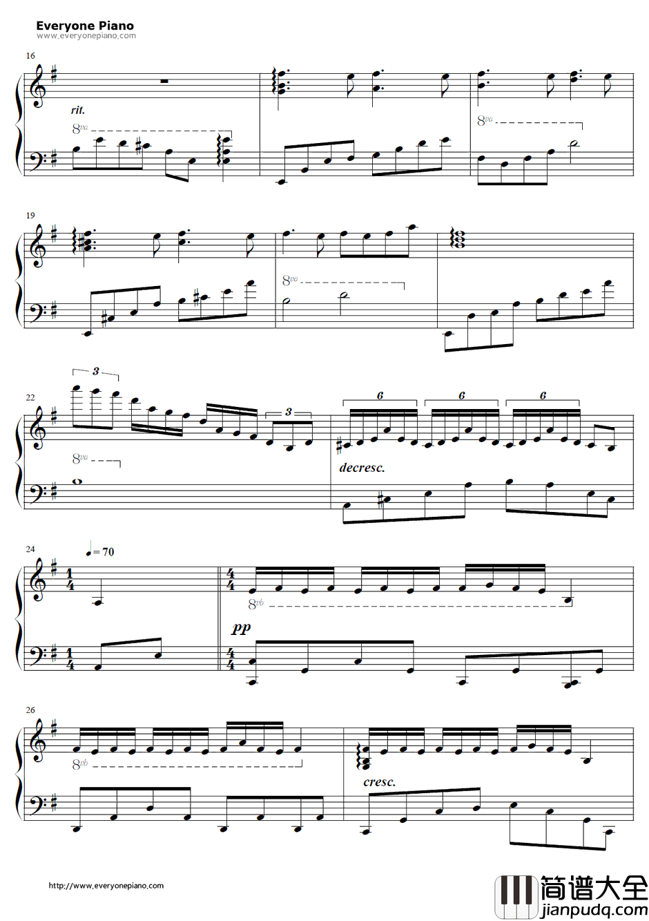 人生リセットボタン钢琴谱_GUMI