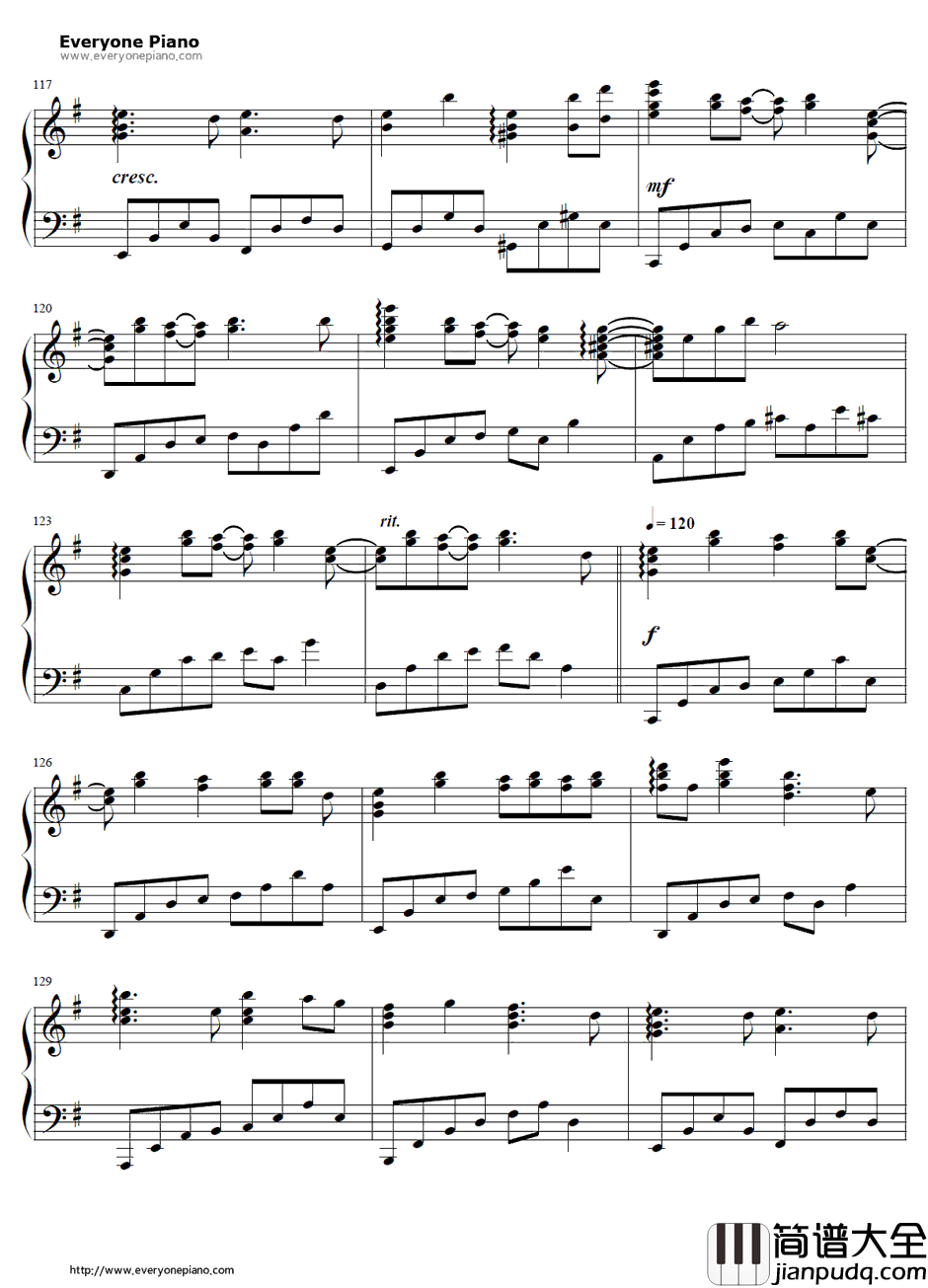 人生リセットボタン钢琴谱_GUMI