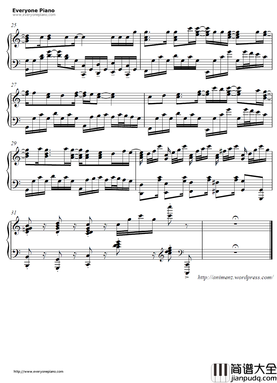 未完成ストライド钢琴谱_こだまさおり_冰菓OP2