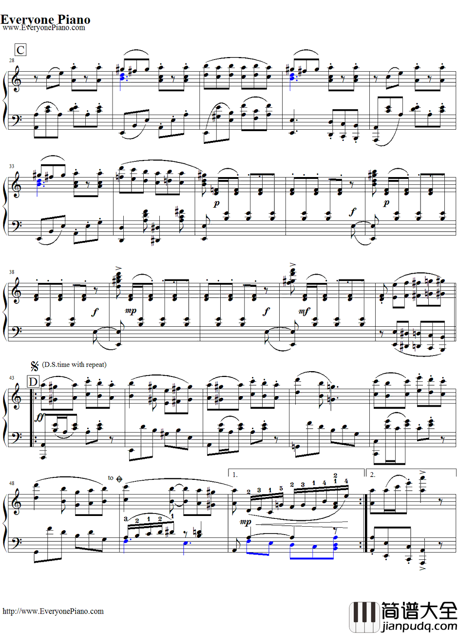 Vamo'_Alla_Flamenco钢琴谱_植松伸夫_最终幻想IXOST