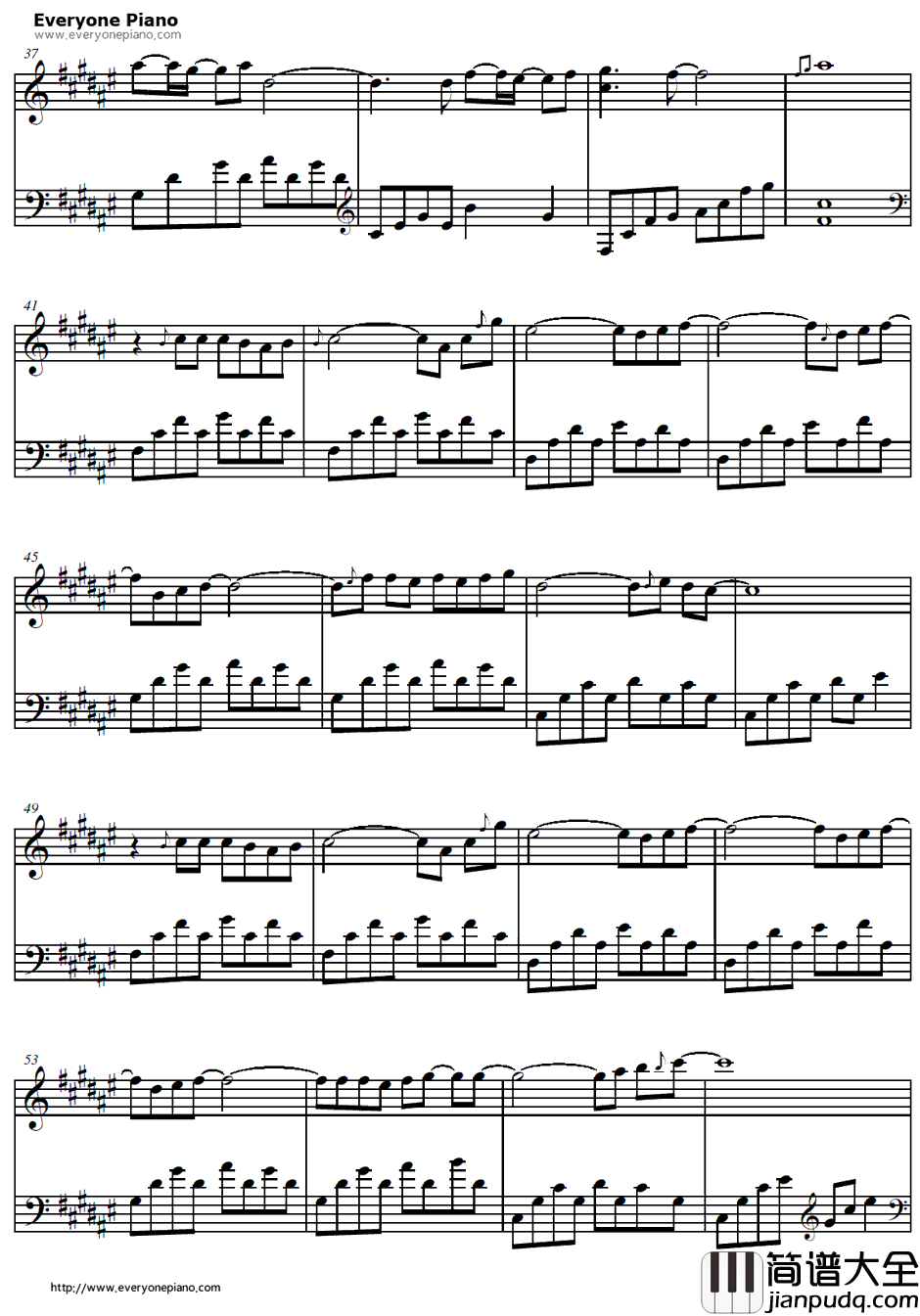 生まれたての风钢琴谱_折戸伸治_KanonOST