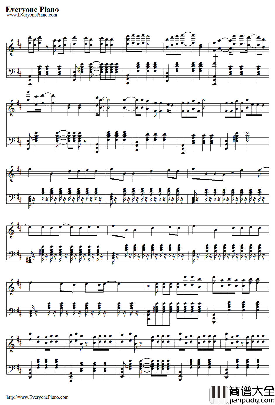 Sweet_Little_Something钢琴谱_JasonAldean