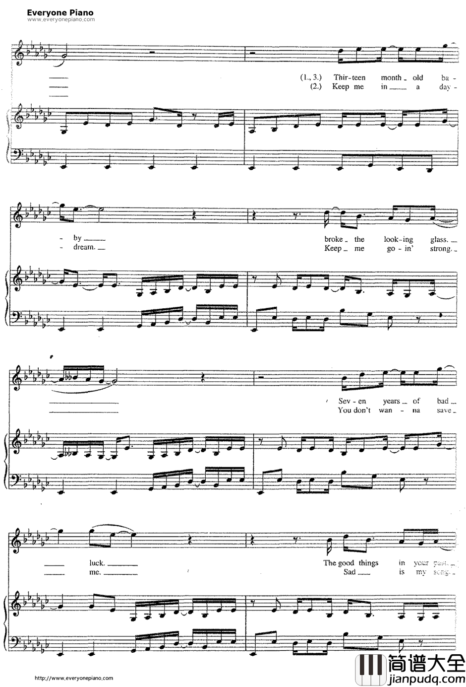 Superstition钢琴谱_StevieWonder