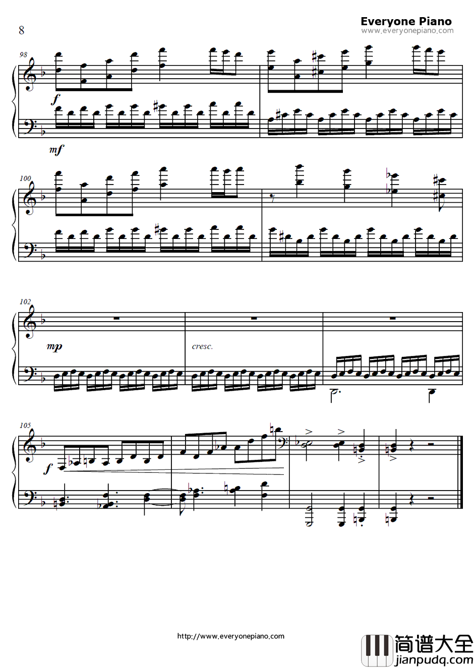 Alice_Game钢琴谱_光宗信吉_蔷薇少女OST