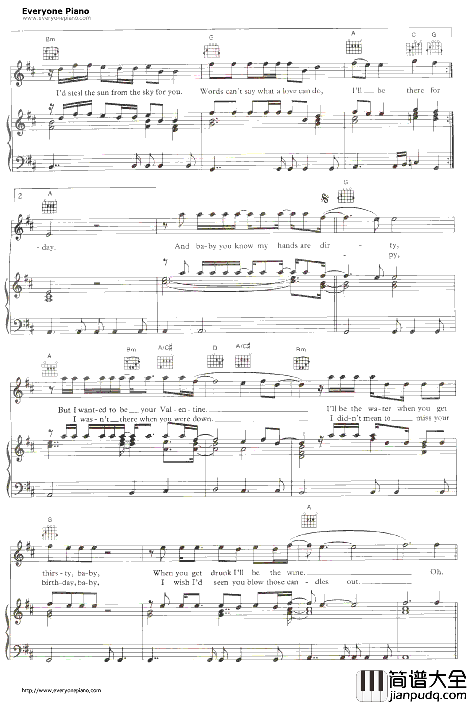 I'll_Be_There_for_You钢琴谱_BonJovi