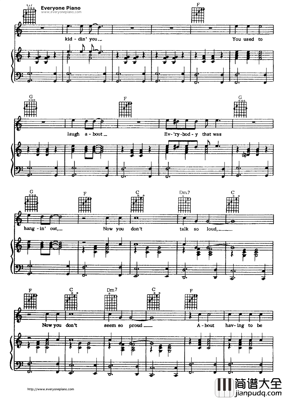 Like_a_Rolling_Stone钢琴谱_BobDylan