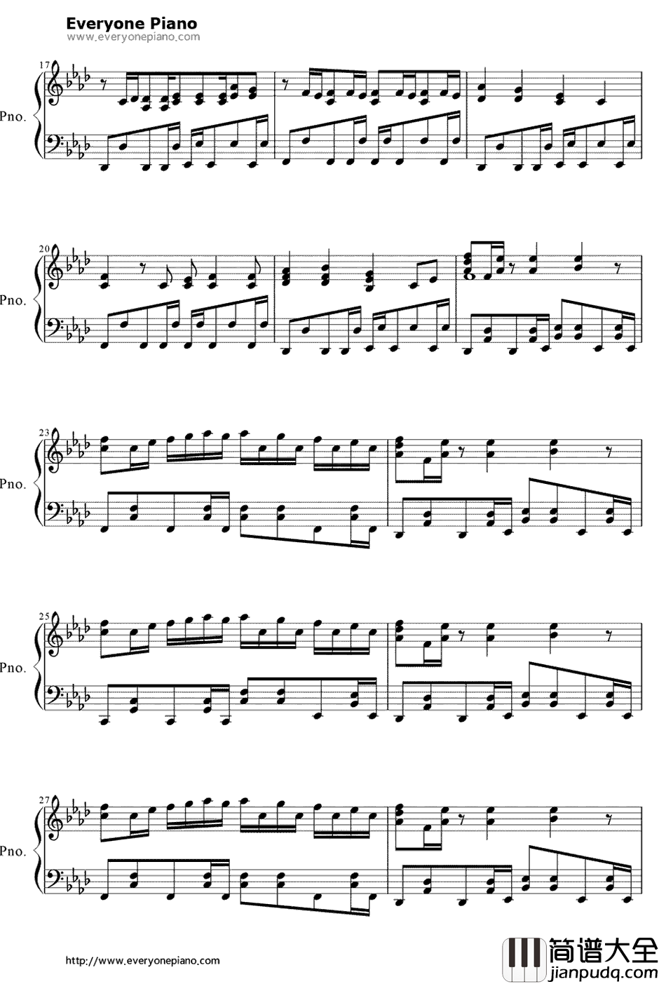 セツナトリップ钢琴谱_LastNote.　_GUMI