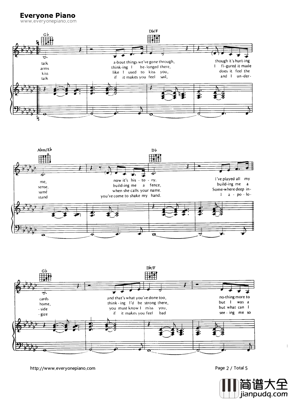 The_Winner_Takes_It_All钢琴谱_ABBA