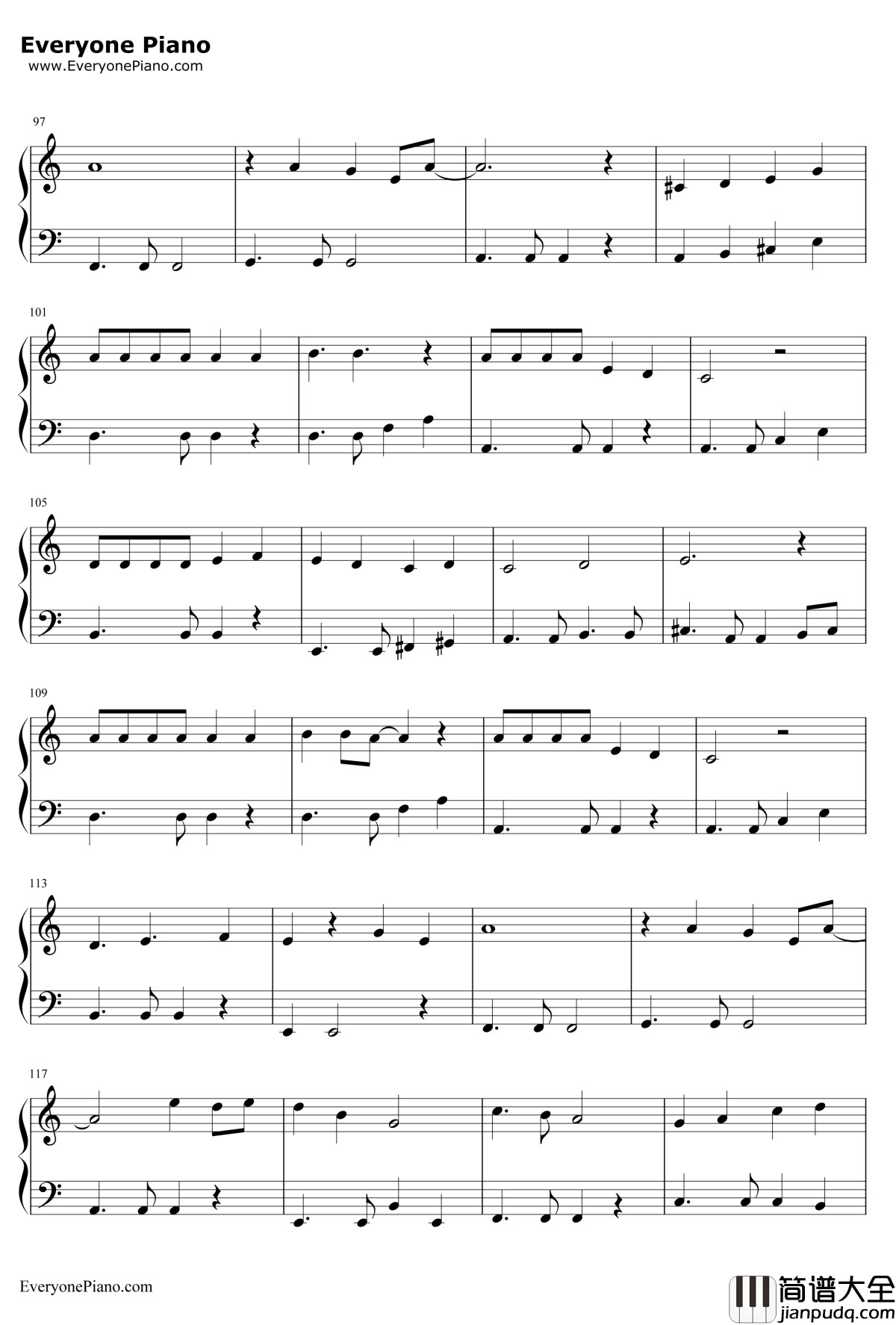 ひなげし钢琴谱_中岛美智代_乱马1/2热斗篇ED5