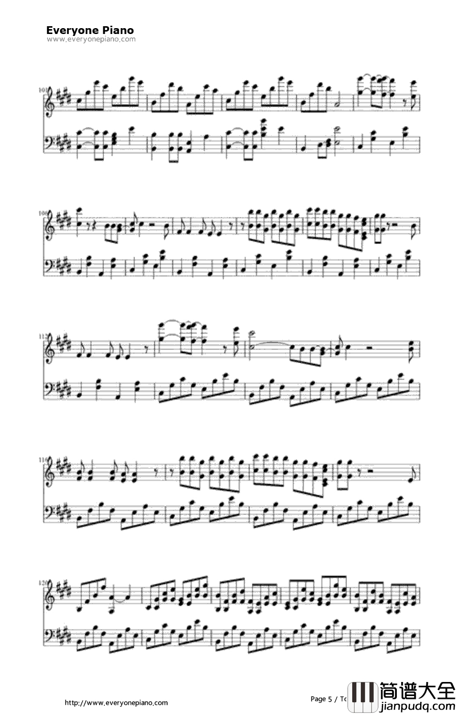 Good_Feeling钢琴谱_FloRida