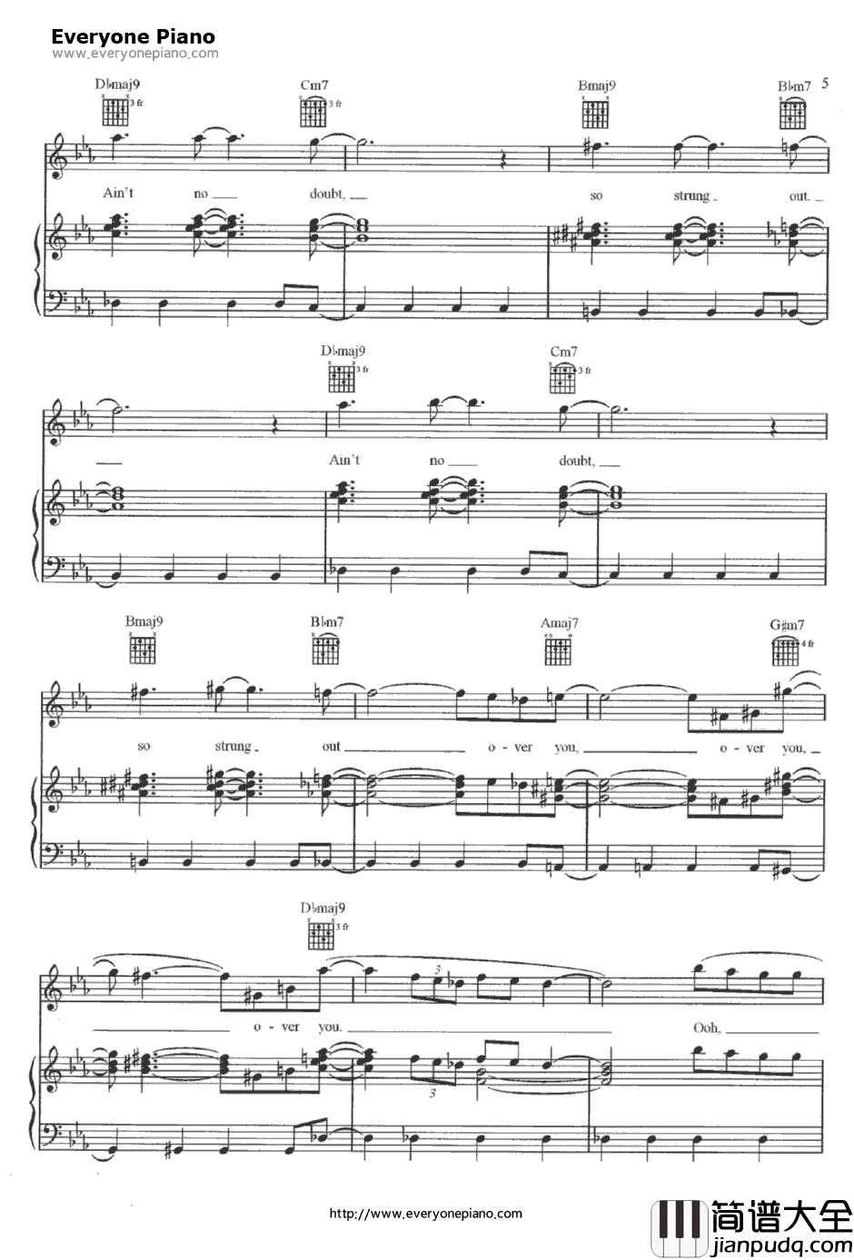 Because_of_You钢琴谱_Ne_Yo