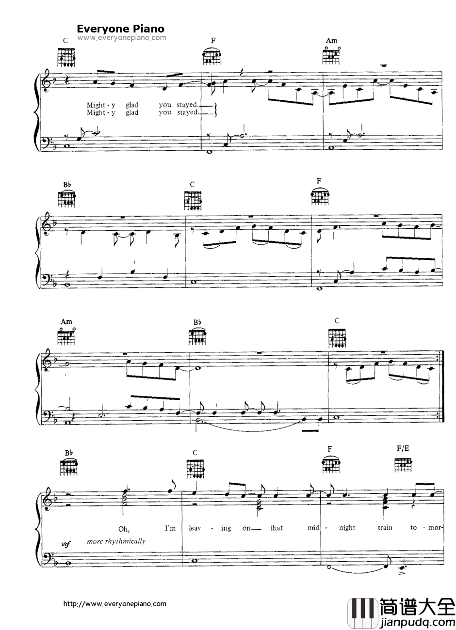 Stuckon_You钢琴谱_LionelRichie