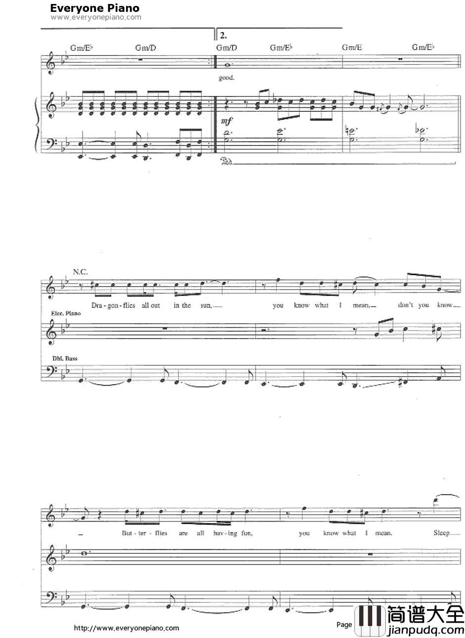 Feeling_Good钢琴谱_Muse