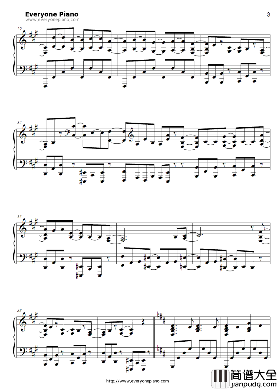 Great_escape钢琴谱_CinemaStaff_进击的巨人ED2