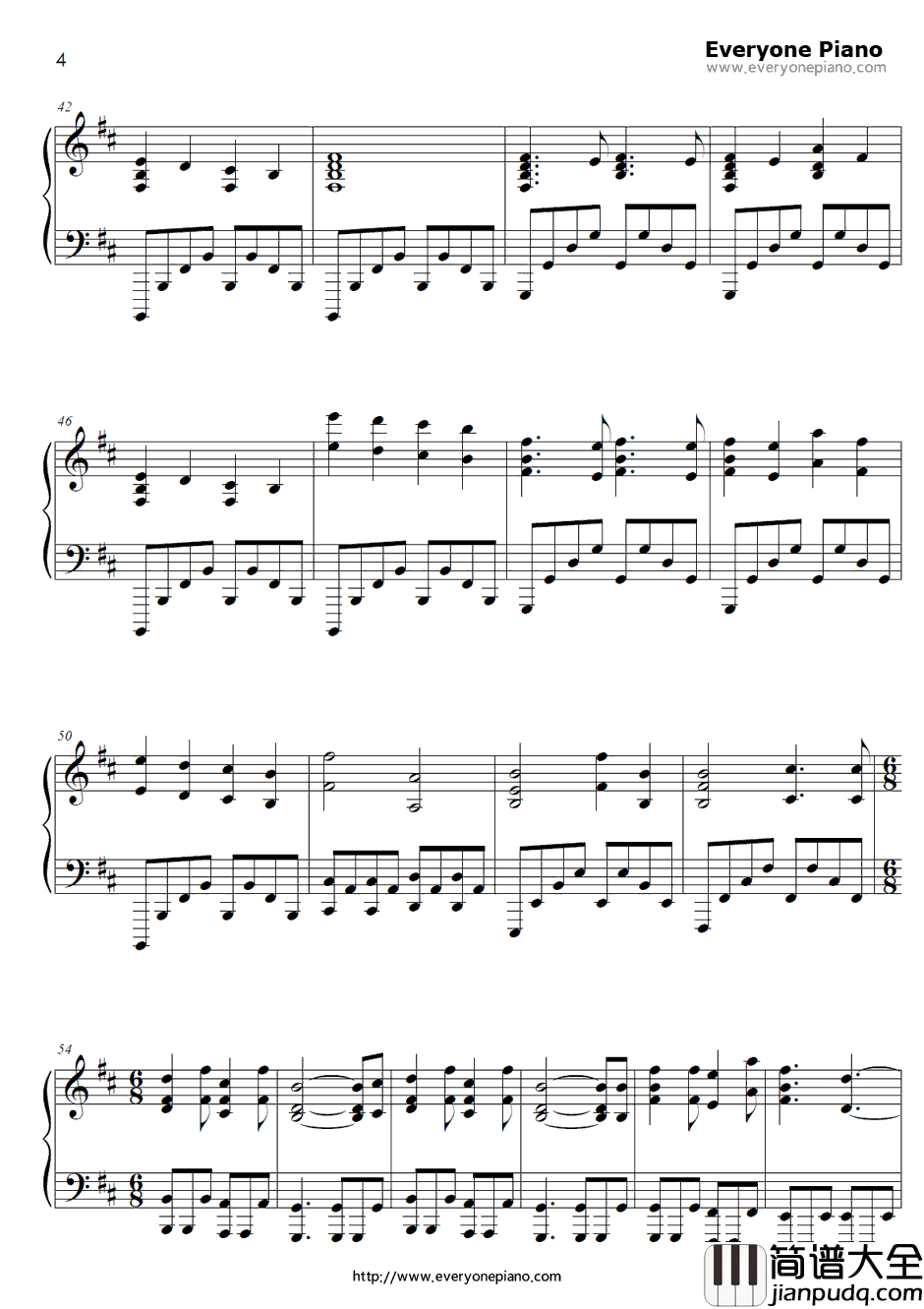 Great_escape钢琴谱_CinemaStaff_进击的巨人ED2