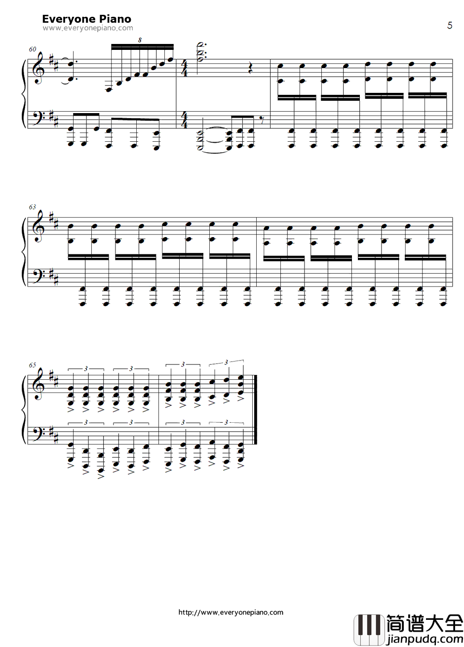 Great_escape钢琴谱_CinemaStaff_进击的巨人ED2