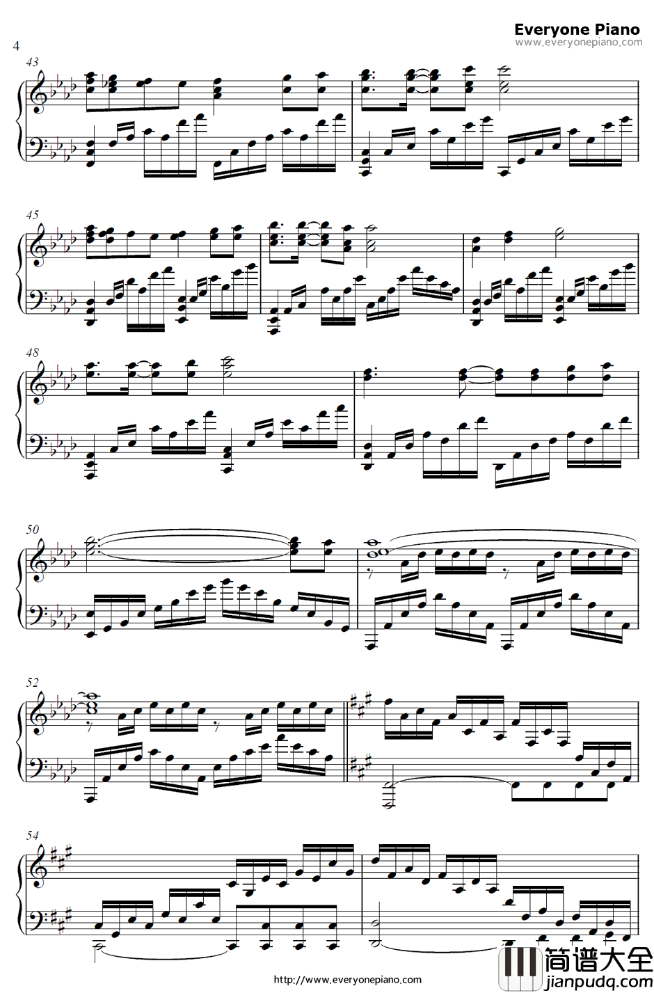 Sociometry钢琴谱_KOTOKO_灼眼的夏娜ⅡED2