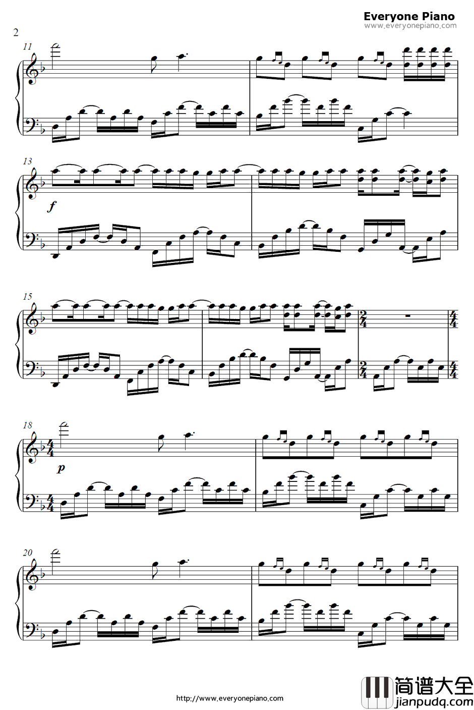 Faint钢琴谱_LinkinPark