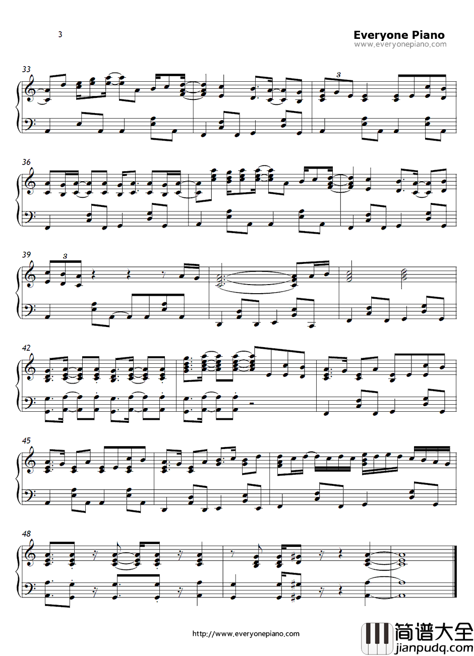 Northern_Lights钢琴谱_林原惠美_通灵王OP2