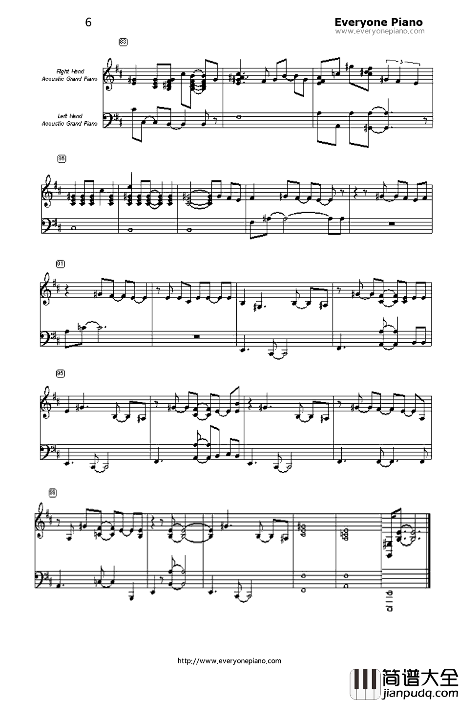 Everything钢琴谱_MichaelBublé