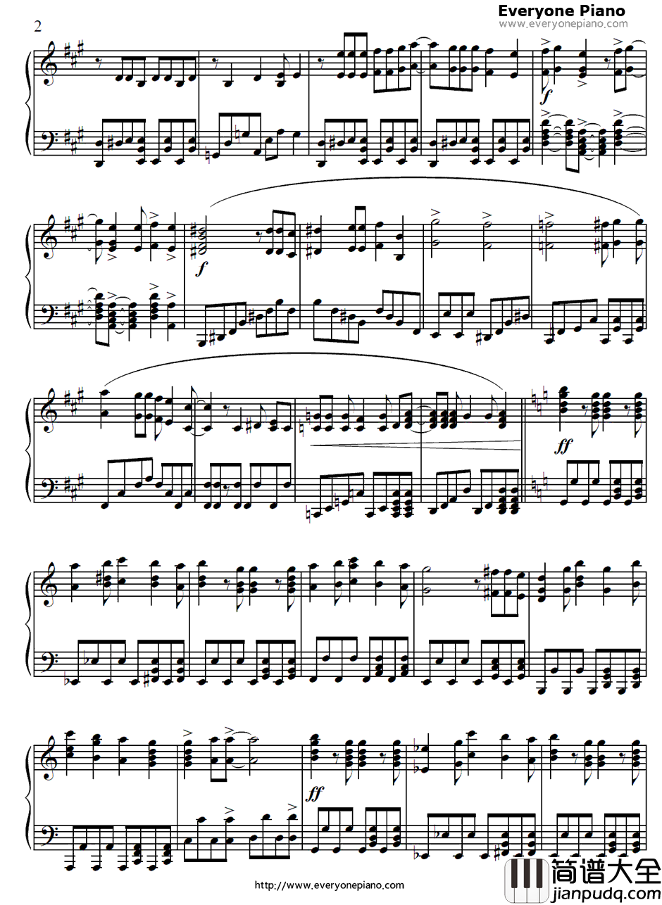 カッコ悪いIloveyou!钢琴谱_FrenchKiss(フレンチ・キス)_太逊了Iloveyou!_学园救援团OP1