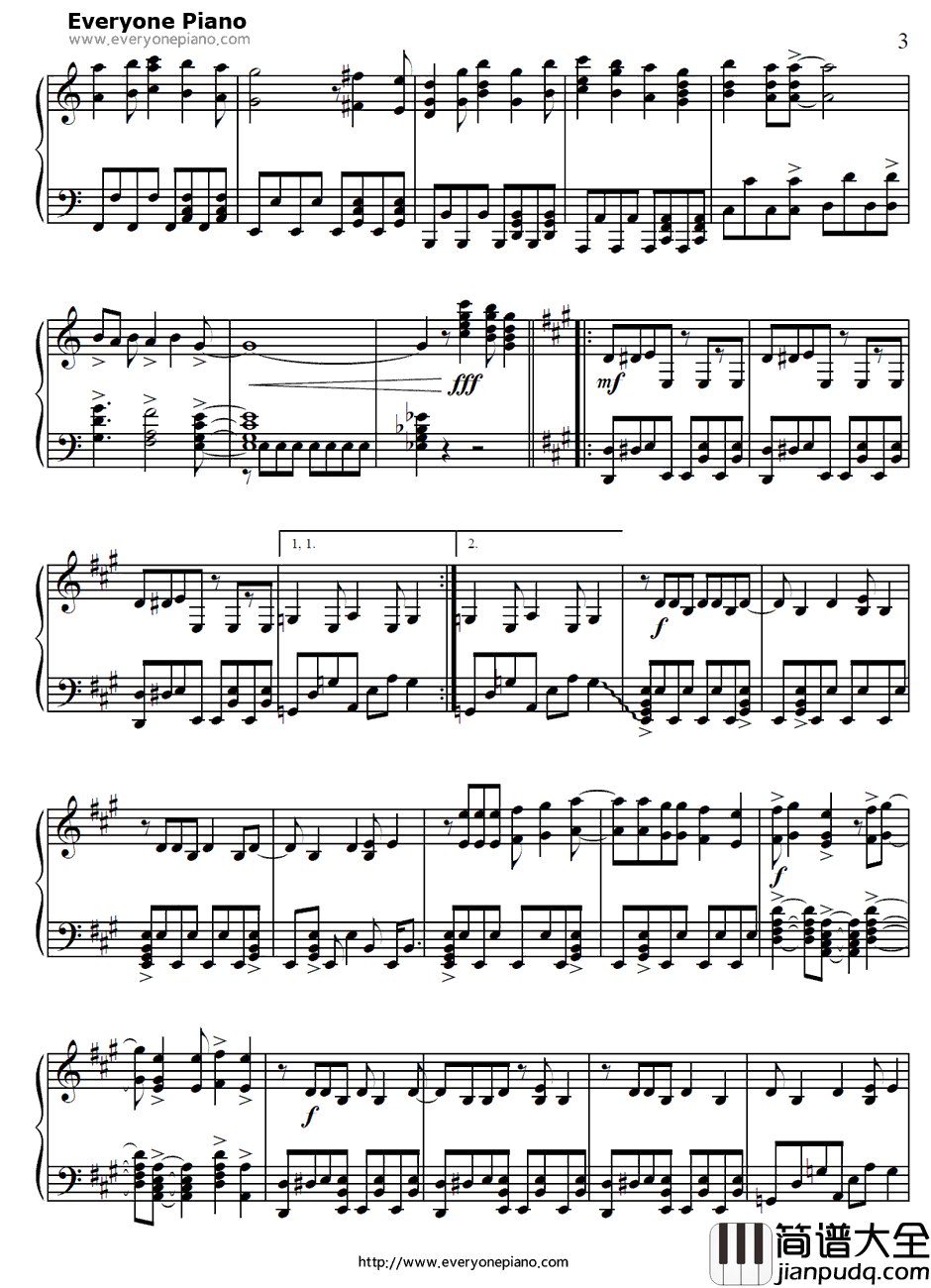 カッコ悪いIloveyou!钢琴谱_FrenchKiss(フレンチ・キス)_太逊了Iloveyou!_学园救援团OP1