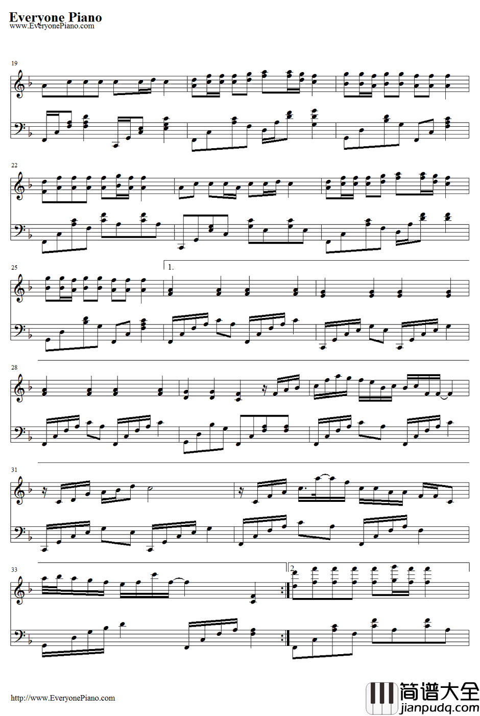 习大大爱着彭麻麻钢琴谱_宋志刚