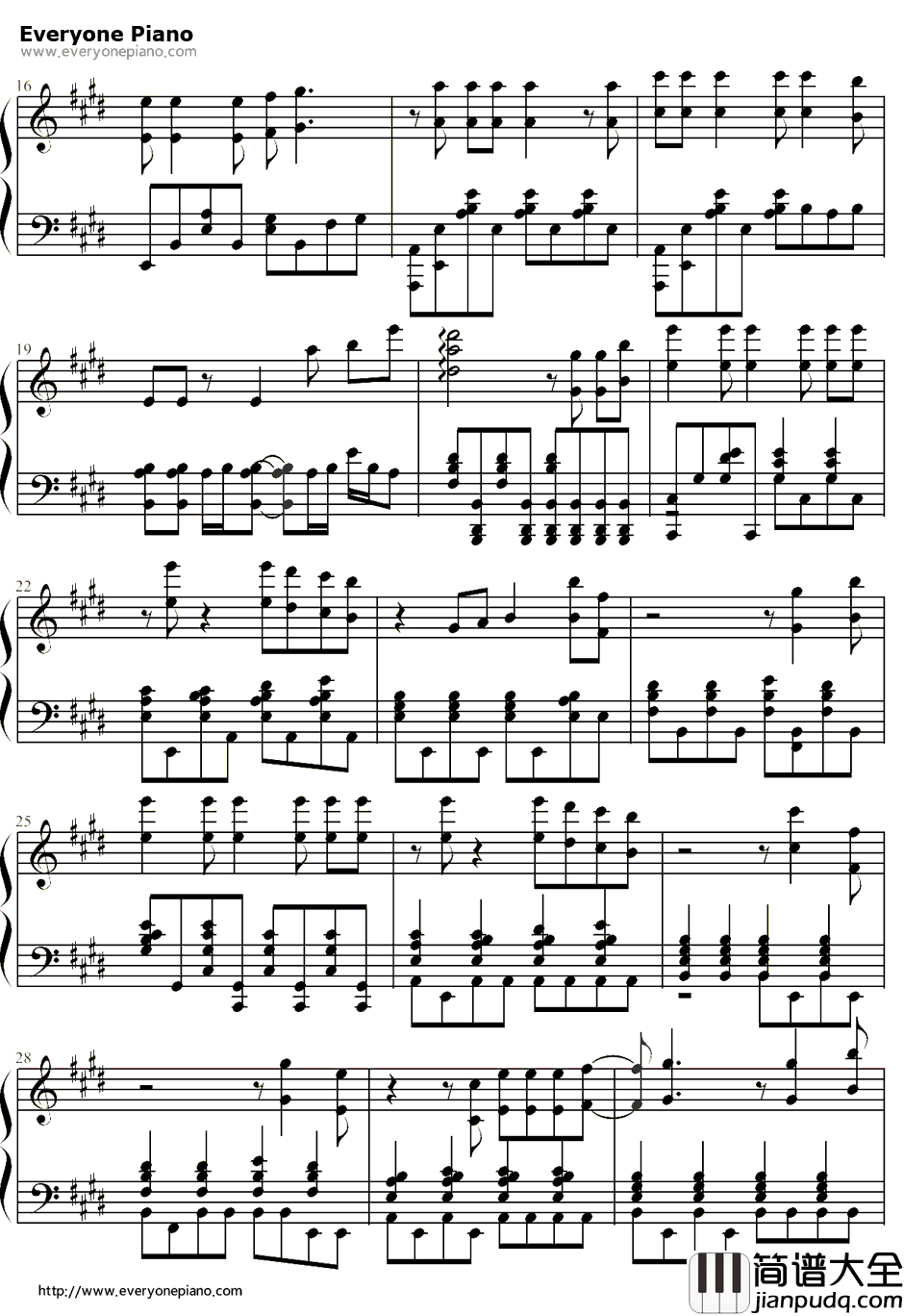 Poison钢琴谱_反町隆史_麻辣教师GTO主题曲